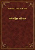 Wielkie słowa - ebook