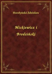 : Mickiewicz i Brodziński - ebook