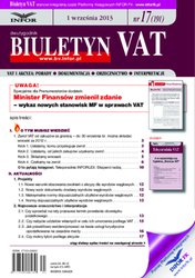 : Biuletyn VAT - e-wydanie – 17/2013