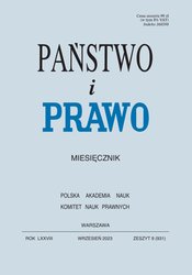 : Państwo i Prawo - e-wydanie – 9/2023