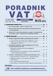 : Poradnik VAT - e-wydania – 21/2024