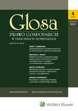 : Glosa - Prawo Gospodarcze w Orzeczeniach i Komentarzach - 4/2022