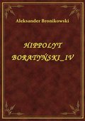 Hippolyt Boratyński IV - ebook