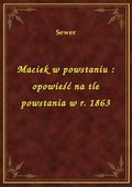 Maciek w powstaniu : opowieść na tle powstania w r. 1863 - ebook