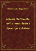 Tadeusz Kościuszko, czyli cztery chwile z życia tego bohatera - ebook
