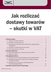 : Jak rozliczać dostawy towarów - skutki w VAT - ebook