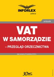 : VAT w samorządzie - przegląd orzecznictwa - ebook