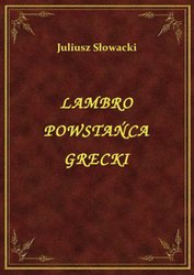 : Lambro Powstańca Grecki - ebook