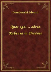 : Quos ego..., obraz Rubensa w Dreźnie - ebook