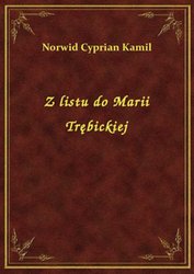 : Z listu do Marii Trębickiej - ebook
