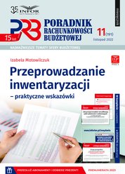 : Poradnik Rachunkowości Budżetowej - e-wydanie – 11/2022