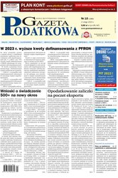 : Gazeta Podatkowa - e-wydania – 10/2023